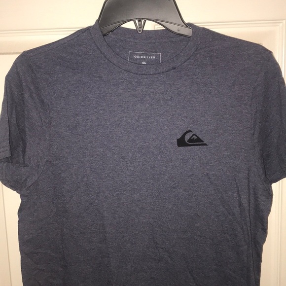 New Quiksilver Everyday s/s Tee S Heather Blue - Picture 4 of 7